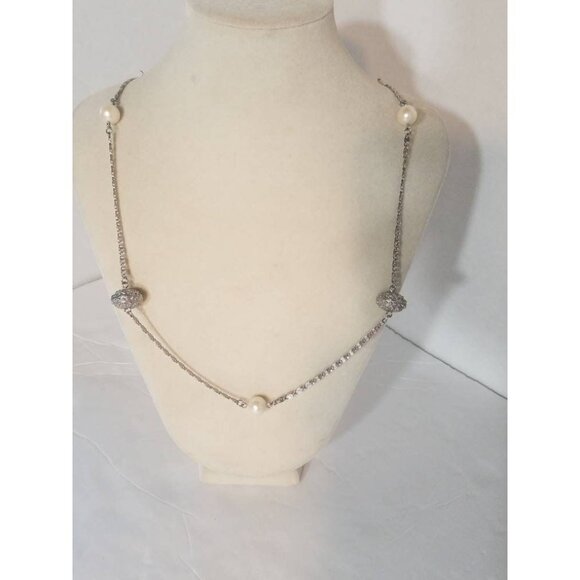 Vintage Avon WN silver tone necklace‎ - Picture 4 of 6